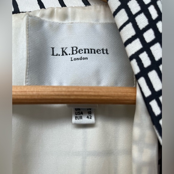 Black and white LK Bennett dress - Picture 3 of 6